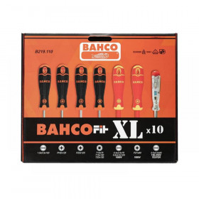 BahcoFit XL Screwdriver Set, 10 Piece