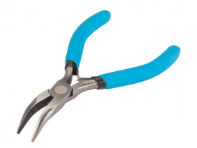 Bluespot Tools 8505 Soft Grip Mini Bent Nose Pliers