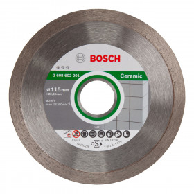 Bosch 2608602201 Standard For Ceramic Diamond Cutting Disc 115Mm