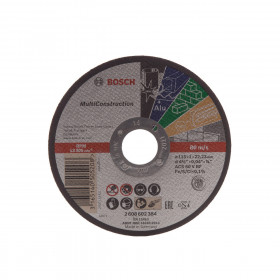 Bosch 2608602384 Multi Construction Rapido Straight Cutting Disc 115Mm