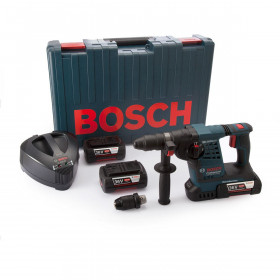 Bosch Gbh36Vf-Li Plus Sds Plus Hammer Drill (3 X 4.0Ah Batteries)