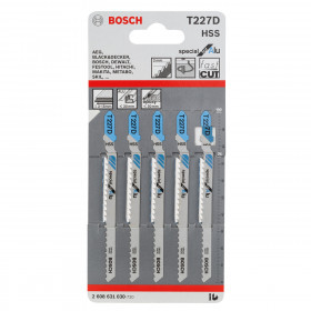 Bosch T227D Jigsaw Blades For Aluminium (5 Pack)