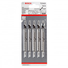 Bosch T234X Progressor For Wood Jigsaw Blades (5 Pack)