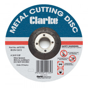 Clarke 6470785 7 Metal Cutting Disc Flat (Box Of 25)