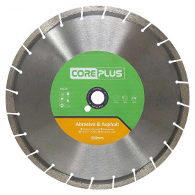 Coreplus CORDBAB350 Abrasive & Asphalt Diamond Blades, 350Mm (Box Of 1)