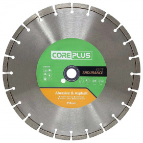 Coreplus CORDBAB350E Abrasive & Asphalt Elite Endurance Diamond Blades, 350Mm (Box Of 1)