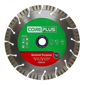 Coreplus CORDBGP230 General Purpose Diamond Blades, 230Mm (Box Of 1)