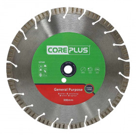 Coreplus CORDBGP300 General Purpose Diamond Blades, 300Mm (Box Of 1)