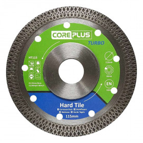 Coreplus CORDBHT115 Hard Tile Diamond Blades, 115Mm (Box Of 1)