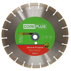 Coreplus CORDBTT12300 General Purpose Diamond Blades Top Twelve, 300Mm (Box Of 1)