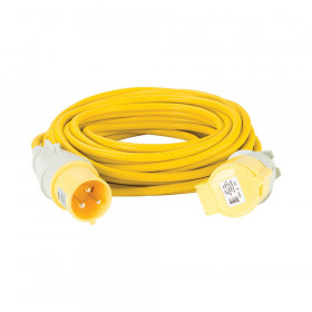Defender E85240 Extension Lead Yellow 4Mm2 32A 14M, 110V Each 1