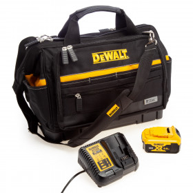Dewalt Dcb184 Battery, Dcb115 Charger And Dwst82991-1 Tool Bag