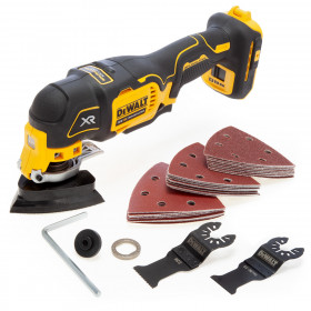 Dewalt Dcs356N 18V Xr Brushless Oscillating Multi Tool With 30 Accessories (Body Only)