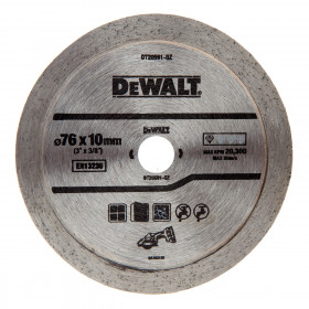 Dewalt Dt20591 Diamond Wheel Continuous Tile Blade 76Mm