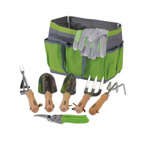 Draper 08997 Stainless Steel Garden Tool Set With Storage Bag (8 Piece) each 1