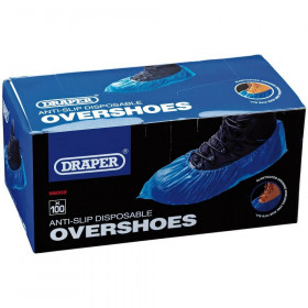 Draper 66002 Disposable Overshoe Covers (Box Of 100) per box
