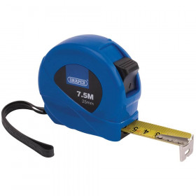 Draper 75882 Measuring Tape, 7.5M/25Ft X 25Mm, Blue each