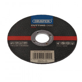 Draper 94773 Metal Cutting Disc, 115 X 2.5 X 22.23Mm each 1