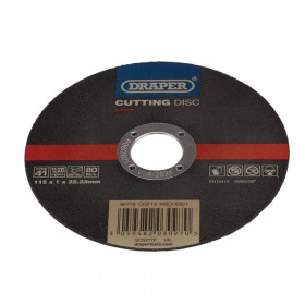 Draper 94779 Stainless-Steel/Inox Metal Cutting Disc, 115 X 1 X 22.23Mm each 1