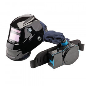 Draper Expert 02518 Air-Fed Papr Auto-Darkening Welding Helmet, Black each 1