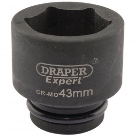 Draper Expert 05024 Expert Hi-Torq® 6 Point Impact Socket, 3/4in Sq. Dr., 43Mm each
