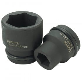 Draper Expert 28660 Hi-Torq® 6 Point Impact Socket, 3/4in Sq. Dr., 19Mm each