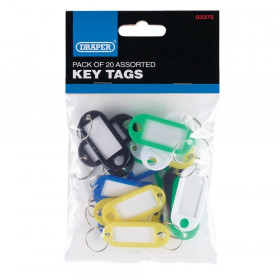 Draper 03375 Assorted Key Tags (Pack Of 20) 1