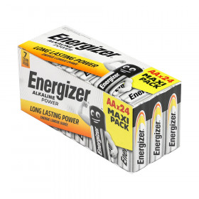 Energizer ENR414660 Alkaline Power Battery - Value Home Pack Aa Pack 24