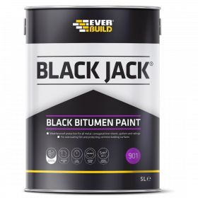 Everbuild 90105 901 Black Bitumen Paint 5L