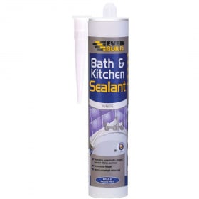 Everbuild BATH Bath & Kitchen Sealant White 290Ml