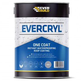 Everbuild EVCGY20 Evercryl One Coat Grey 20Kg
