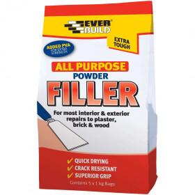 Everbuild FILL5 All Purpose Powder Filler Bag 5Kg