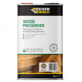 Everbuild LJDO05 Dark Oak Wood Preserver 5L