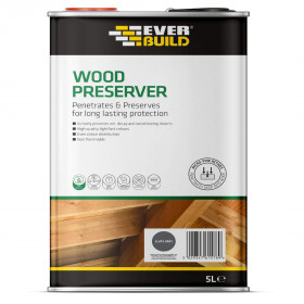 Everbuild LJSG05 Slate Grey Wood Preserver 5L