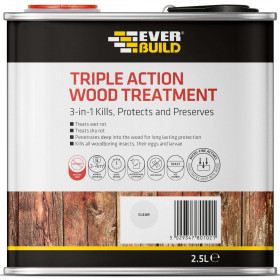 Everbuild LJUN02 Triple Action Wood Treatment 2.5L
