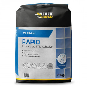Everbuild RAPID20 705 Rapid Set Tile Mortar 20Kg