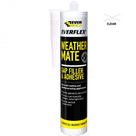 Everbuild WEACL Weathermate Sealant Clear 295Ml