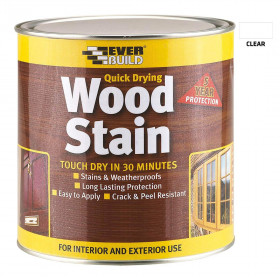 Everbuild WSTAINCLEAR07 Woodstain Maintenance Clear Coat 750Ml