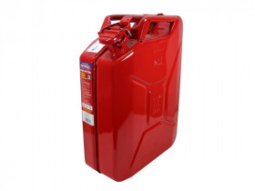 Faithfull  Red Steel Jerry Can 20 Litre
