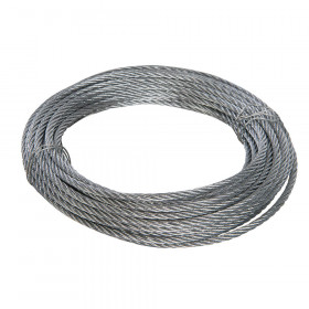 Fixman 858237 Galvanised Wire Rope, 6Mm X 10M Each 1