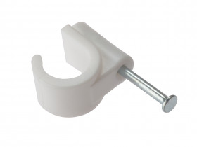 Fm Products PCMN11 Pipe Clip Masonry Nail 11Mm Box 100 White