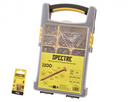 Forgefix OPSPE1100Y Spectre™ Advanced Screw Set, 1100 Piece