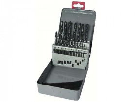 Forgemaster FMHSM19SET Hss Rolled Drill Set, Assorted (Kit Of 19Pc)