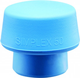 Halder HA3201051 Tpe-Soft (Blue) Non Marking Oversized Insert For Simplex Mallets 50Mm