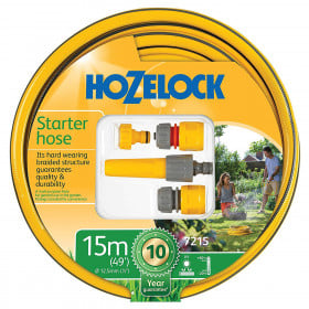 Hozelock 7215 9 Starter Hose & Fittings Set 12.5Mm X 15 Metres