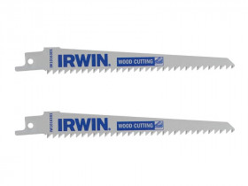 Irwin® IW1016301 Sabre Saw Blade Wood/Pvc Cutting 152Mm Pack Of 2