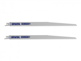 Irwin® IW1016304 Sabre Saw Blade Coarse Wood Cutting 305Mm Pack Of 2