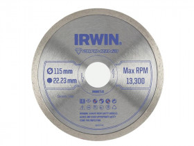 Irwin® IW8087101 Continuous Rim Diamond Blade 115 X 22.23Mm