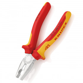 Knipex 0306180Sb Combination Pliers Insulated Vde 1000V 180Mm