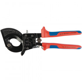 Knipex 18555 95 31 250 Ratchet Action Cable Cutter, 250Mm each
